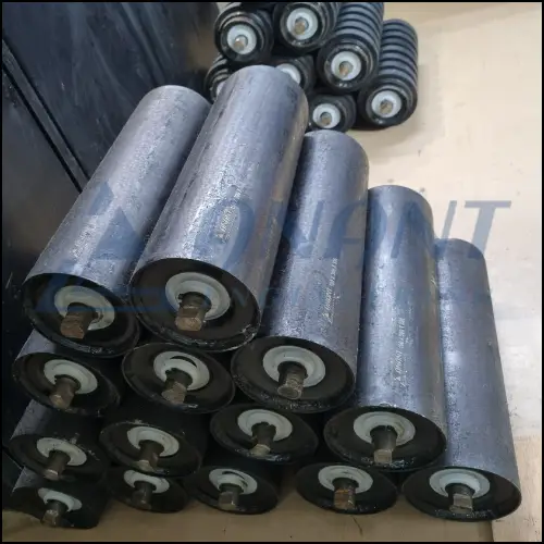 conveyor impact idler carrying rollers